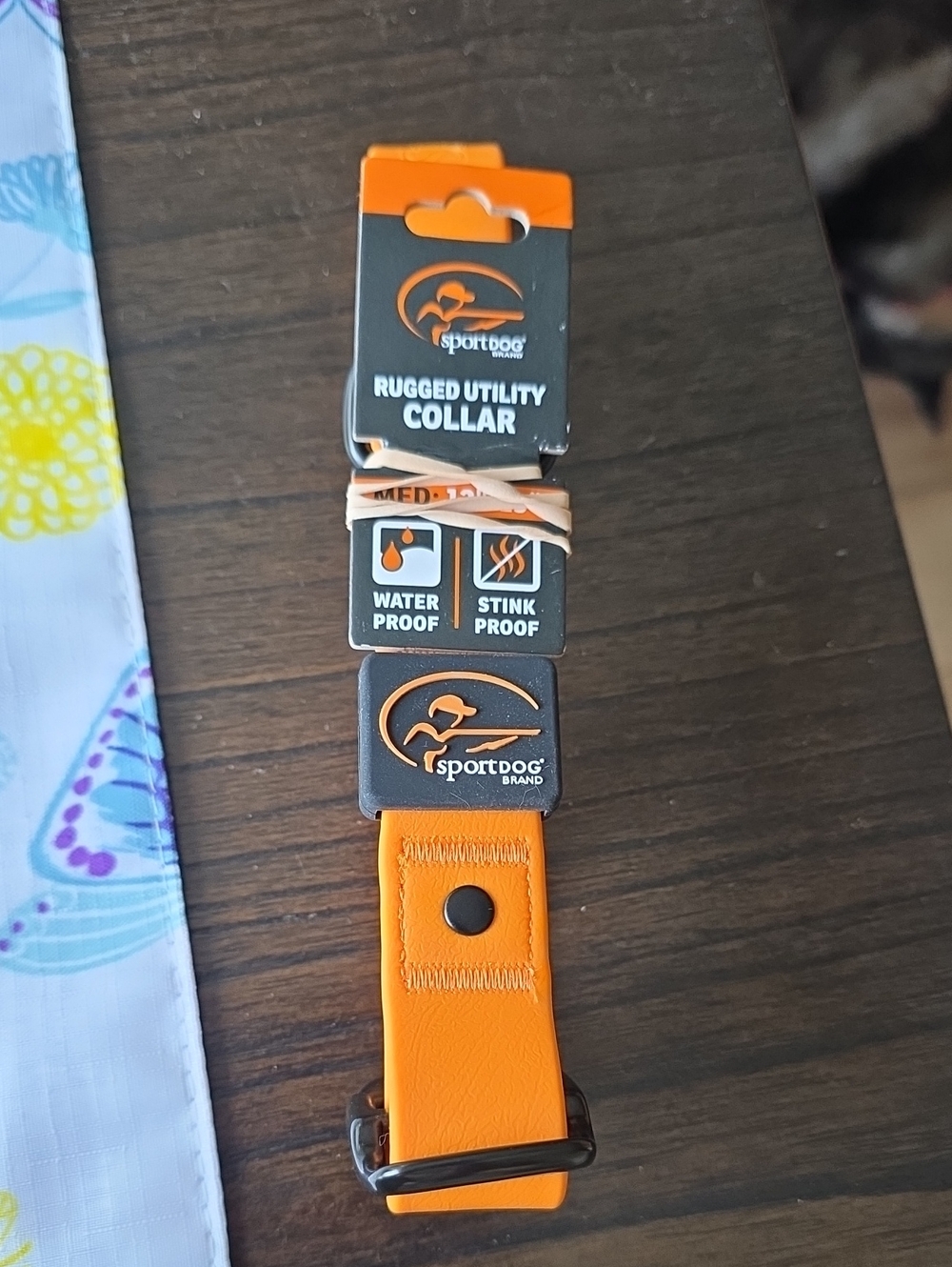 Rugged Utility Dog Collar — Orange